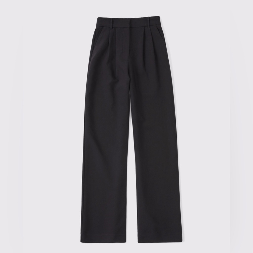 A&F Sloane Tailored Wide Leg Pant